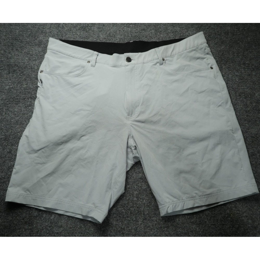 01.ALGO Shorts Mens 40x9 Light Blue Performance Moisture Wicking Golf